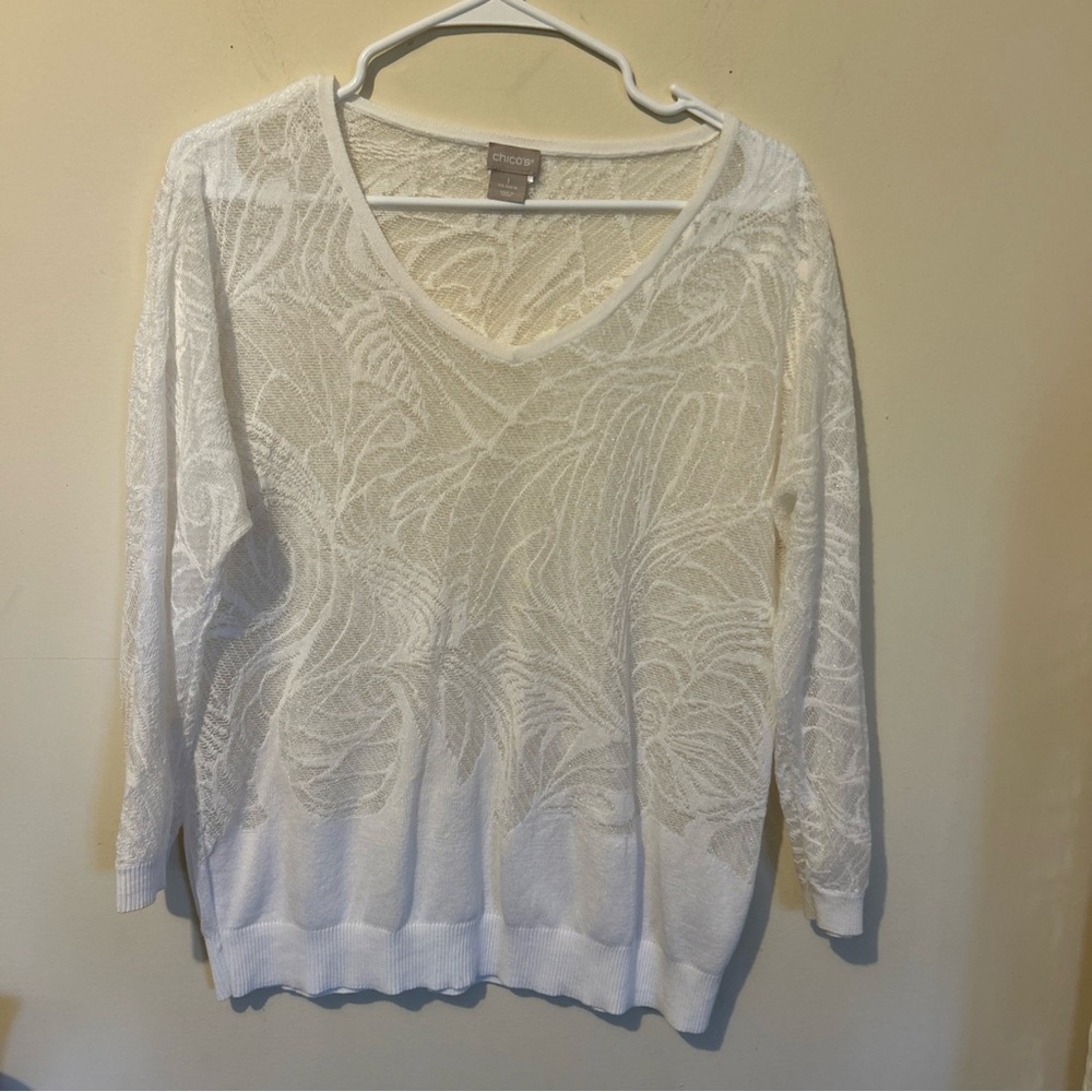 Chico's White Sweater for Women